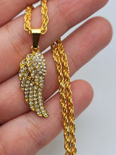 Load image into Gallery viewer, Golden Wing Pendant necklace Trending Necklace , Gold plated charm