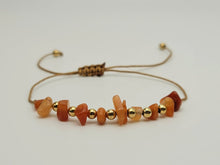 Load image into Gallery viewer, Carnelian Bracelet , Chakra Bracelet | adjustable bracelet,