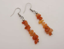 Load image into Gallery viewer, Cute Silver tone Crystal Earrings Handmade Reiki & Chakra Gifts