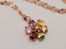 Load image into Gallery viewer, Gorgeous Flower Colorful Stainless Steel Necklace - Healing necklace