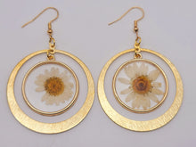 Load image into Gallery viewer, Pressed Wild Flower Earrings | Multi Flower Earrings | Resin Jewelry
