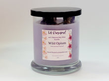 Load image into Gallery viewer, Wild Opium  Natural Soy Wax Candle Highly Scented with Amethyst Crystals