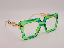 Load image into Gallery viewer, Gorgeous Bridesmaid gift Big Rectangle Unisex Luxury Sunglasses Vintage Punk