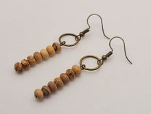 Load image into Gallery viewer, Handmade Picture Jasper Natural Drop Earrings , Stone Earrings