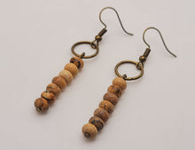 Load image into Gallery viewer, Handmade Picture Jasper Natural Drop Earrings , Stone Earrings