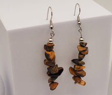 Load image into Gallery viewer, Cute Silver tone Crystal Earrings Handmade Reiki & Chakra Gifts