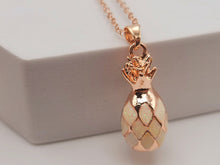 Load image into Gallery viewer, Lovely Hawaiian 3D Pineapple Necklace, Handmade necklace Fruit necklace Pineapple