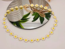 Load image into Gallery viewer, Bohemian Finds, Cute Colorful Daisy Choker necklace Handmade Trendy Choker