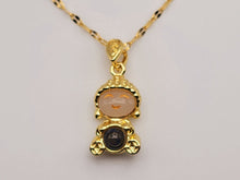 Load image into Gallery viewer, Cute Buddha Necklace 18K Gold Plated Cute Laughing Buddha