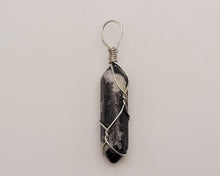 Load image into Gallery viewer, Natural Crystal Necklace Gold Wire & Silver Wrapped Moonstone Point