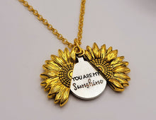Load image into Gallery viewer, Radiant Sunflower: 18-Inch Gold Tone Necklace - A Stylish Token of Sunshine