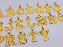 Load image into Gallery viewer, Fashion Initial Letter Necklace, Tiny Alphabet Pendant Gold Color Necklace
