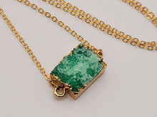 Load image into Gallery viewer, Dyed Natural crystal druzy crystal Minerals gem stone Necklace