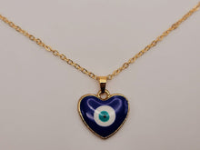 Load image into Gallery viewer, Evil Eye Necklace Blue Evil Eye Blue Eye Necklace • Gift for Her • Anniversary Gift • Birthday Gift •