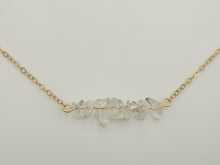 Load image into Gallery viewer, Natural Handmade Crystal Necklace Gold Tone Amethyst, Carnelian, & more
