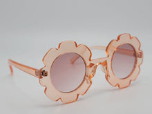 Load image into Gallery viewer, Flower Shaped Kids Sunglasses Retro Vintage Boho Translucent Sun Glasses