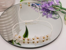 Load image into Gallery viewer, white quartz Bracelet, Natural Angola Rock Crystal, Crystal Healing