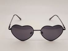 Load image into Gallery viewer, Lb diamond - Heart Shape Heart Sunglasses Retro Vintage Boho All Black