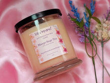 Load image into Gallery viewer, Mango Sage Tea Natural Soy Wax Candle Highly Scented with Citrine Crystals