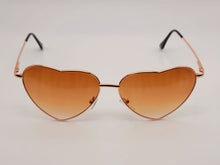 Load image into Gallery viewer, Lb diamond - Heart Shape Heart Sunglasses Retro Vintage Boho Tea