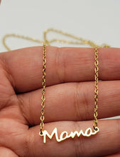 Load image into Gallery viewer, Stainless Steel Mama Necklace Beautiful Gift Necklace Mothers Gift