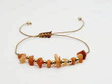 Load image into Gallery viewer, Carnelian Bracelet , Chakra Bracelet | adjustable bracelet,