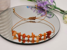 Load image into Gallery viewer, Carnelian Bracelet , Chakra Bracelet | adjustable bracelet,