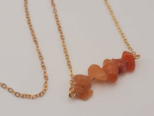 Load image into Gallery viewer, Natural Handmade Crystal Necklace Gold Tone Amethyst, Carnelian, & more