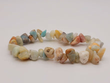 Load image into Gallery viewer, Amazonite  Chip Bracelet Handmade Genuine Crystal Stretch  Bracelet