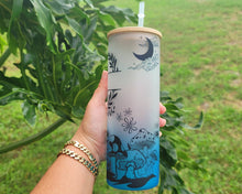 Load image into Gallery viewer, Mushroom Beer Can Glass | Boho Mushroom Coffee Glass 24 OZ