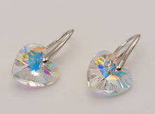Load image into Gallery viewer, Handmade Small Natural Mini Colorful Heart Earrings , Cute Earrings Gift for her