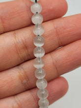 Load image into Gallery viewer, White Cats Eye Stone Bracelet Genuine bead bracelet Adjustable
