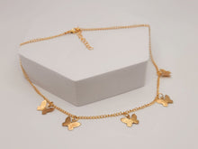 Load image into Gallery viewer, Butterfly Necklace - Trendy Butterfly necklace Gold tone - Gift for her
