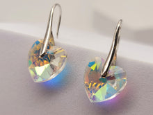 Load image into Gallery viewer, Handmade Small Natural Mini Colorful Heart Earrings , Cute Earrings Gift for her