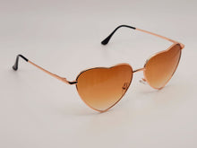 Load image into Gallery viewer, Lb diamond - Heart Shape Heart Sunglasses Retro Vintage Boho Tea