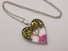 Load image into Gallery viewer, Tree Of Life necklace / Tree necklace / Pyrite & Rose Topaz / Trending necklace