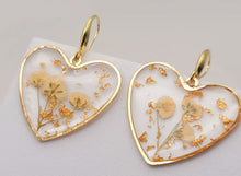 Load image into Gallery viewer, Pressed Wild Flower Earrings | Multi Flower Earrings | Resin Jewelry