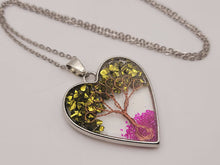 Load image into Gallery viewer, Tree Of Life necklace / Tree necklace / Pyrite & Rose Topaz / Trending necklace
