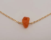 Load image into Gallery viewer, Raw Crystal Necklace, Carnelian Rough Stone Necklace, Amethyst Necklace
