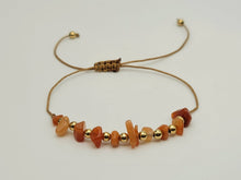 Load image into Gallery viewer, Carnelian Bracelet , Chakra Bracelet | adjustable bracelet,