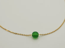 Load image into Gallery viewer, 100 % Natural Handmade Crystal Moldavite Necklace Gold Wire Wrapped Healing Crystal Necklace