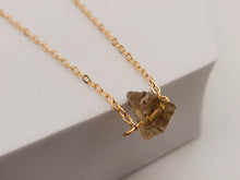 Load image into Gallery viewer, Raw Crystal Necklace, Carnelian Rough Stone Necklace, Amethyst Necklace,