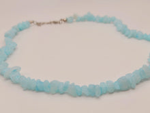 Load image into Gallery viewer, Blue Chalcedony Choker necklace Powerful necklace Healing Energy Crystal