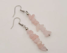 Load image into Gallery viewer, Cute Silver tone Crystal Earrings Handmade Reiki & Chakra Gifts
