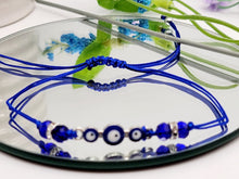 Load image into Gallery viewer, Men’s Women’s Evil Eye Bracelet,Blue Eye,Red String Bracelet