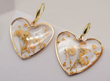 Load image into Gallery viewer, Pressed Wild Flower Earrings | Multi Flower Earrings | Resin Jewelry