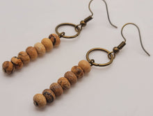 Load image into Gallery viewer, Handmade Picture Jasper Natural Drop Earrings , Stone Earrings
