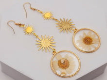 Load image into Gallery viewer, Pressed Wild Flower Earrings | Multi Flower Earrings | Resin Jewelry