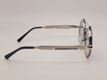 Load image into Gallery viewer, Steampunk Goggles Glasses Round Sunglasses Emo Retro Vintage Blue Pinkish