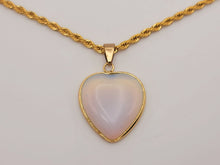 Load image into Gallery viewer, Natural Handmade Crystal Necklace Gold Tone Opal Healing Crystal Choker Necklace Gold tone